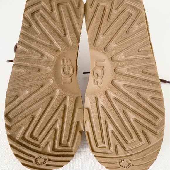 Ugg Kids Neumel II Lace Up Boot Brown Size 3 - Picture 14 of 15